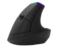 Delux Mysz pionowa M618C 2.4G 1600DPI RGB M618C Black - 1183565 - zdjęcie 2